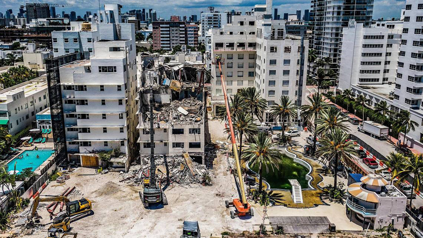 Part Of Miami Beach Hotel Demolished, Paving Way For $750M Back-to-the ...